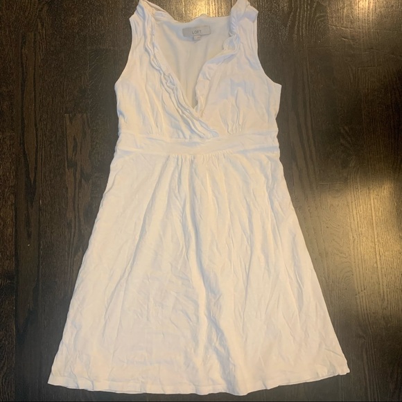 Loft Size Small White Dress - Picture 1 of 5
